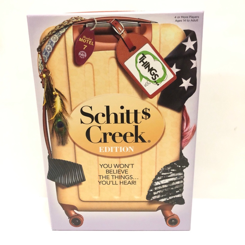 Schitts Creek Edition THINGS Family Party Game age 14 Up NIB Board Game Interact